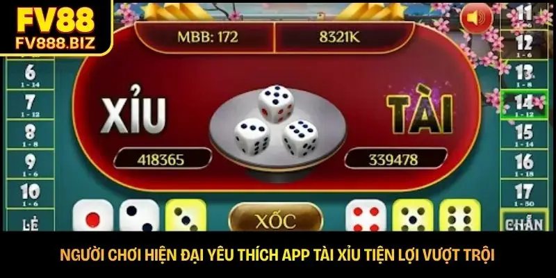 Người chơi hiện đại yêu thích app tài xỉu tiện lợi vượt trội