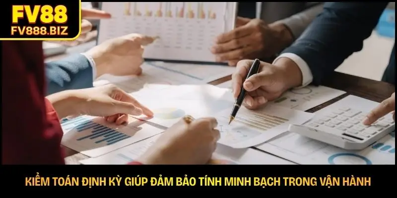 Kiểm toán định kỳ giúp đảm bảo tính minh bạch trong vận hành 