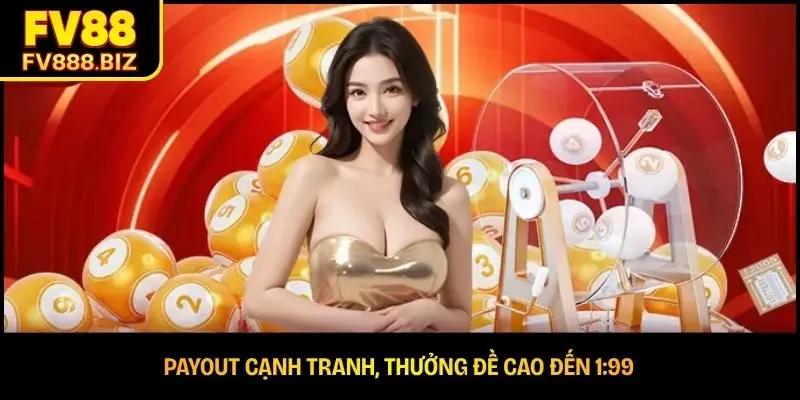 Payout cạnh tranh, thưởng đề cao đến 1:99